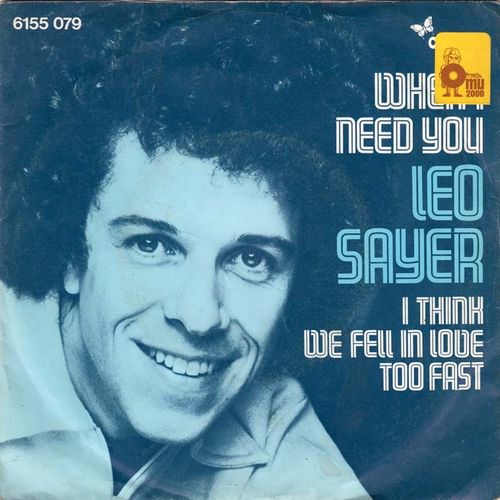 When I Need You - Leo Sayer s770+