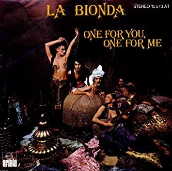 One For You One For Me - La Bionda Gen2.0 +